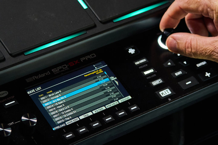 Impostazioni Sampling Pad