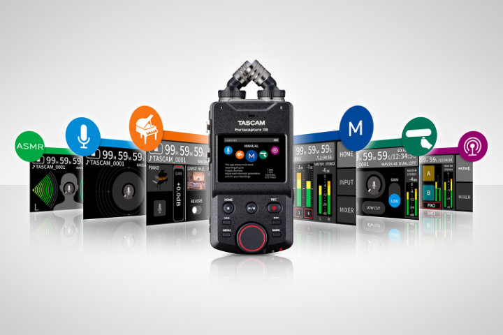 Sechs verschiedene Aufnahme-Apps zur Auswahl