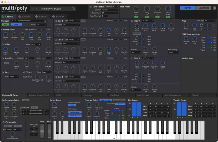 Editor/Librarian Software