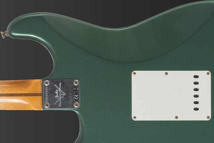 Fender Custom Shop Time Machine 1956 Stratocaster Journeyman Relic Aged Sherwood Green Metallic